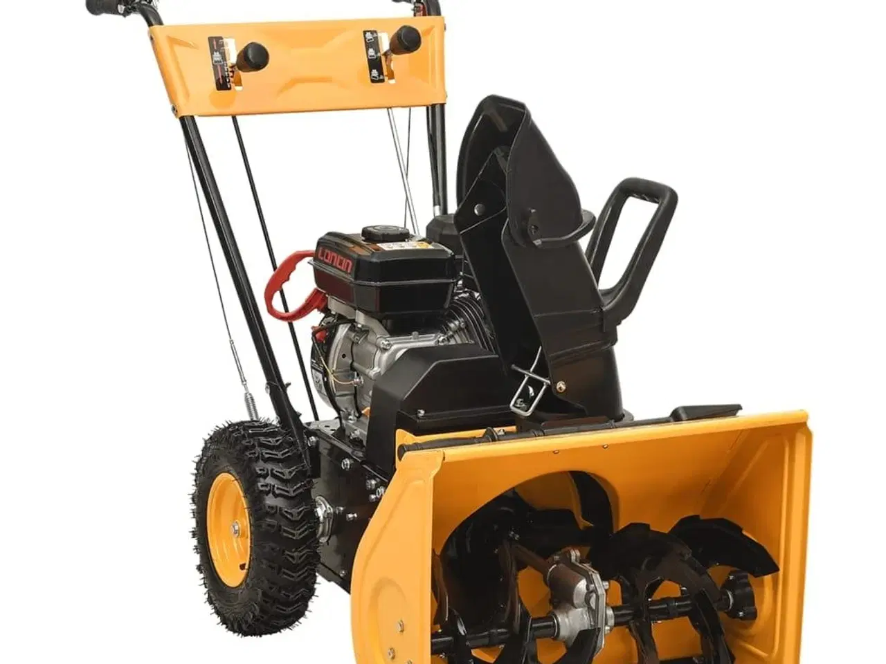 Billede 4 - Benzindrevet 2-i-1 sneslynge og fejemaskine 6,5 hk