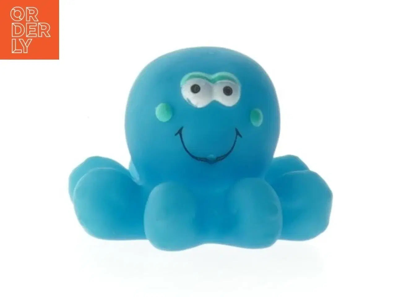 Billede 1 - Blå blækspruttefigur i plastik (str. 7x5 cm)