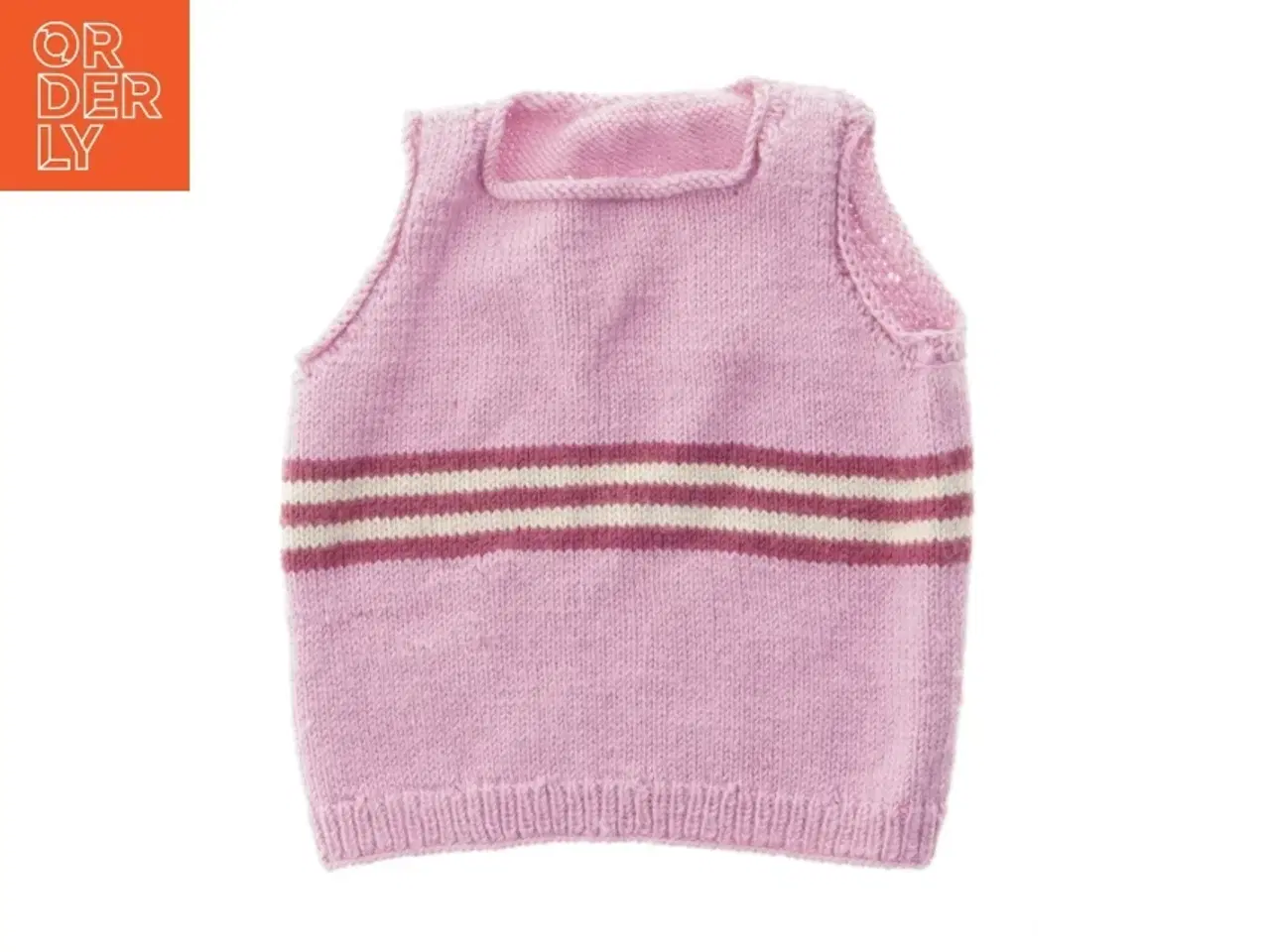 Billede 1 - Strikket vest (str. Bryst, 32 cm. længde, 35 cm)