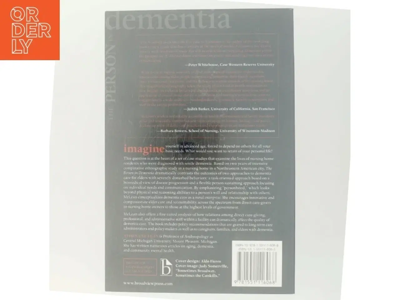 Billede 3 - The person in dementia : a study of nursing home care in the US af Athena McLean (Bog)