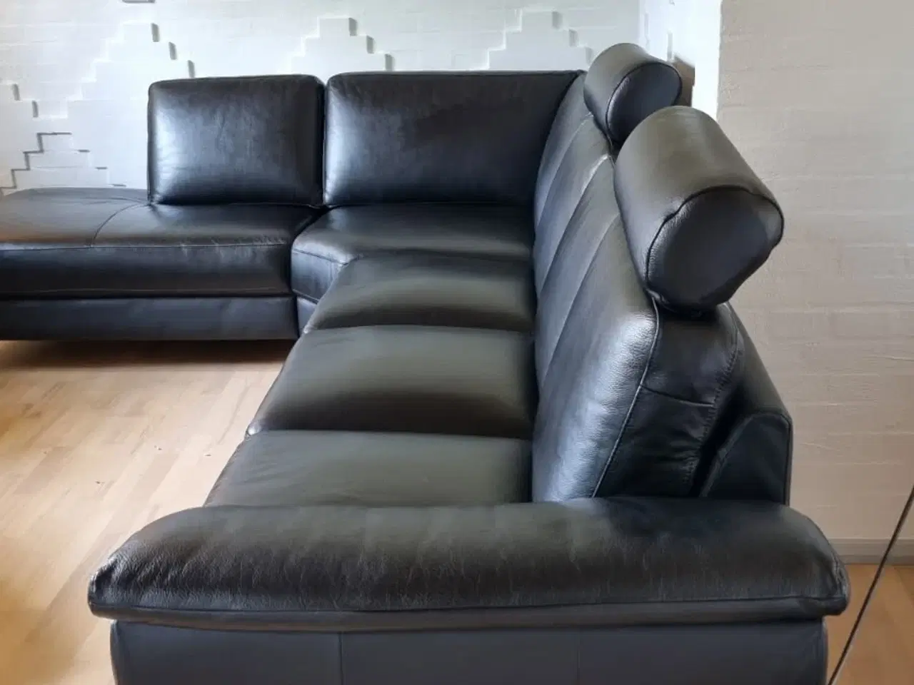Billede 1 - Sofa med chaiselong 