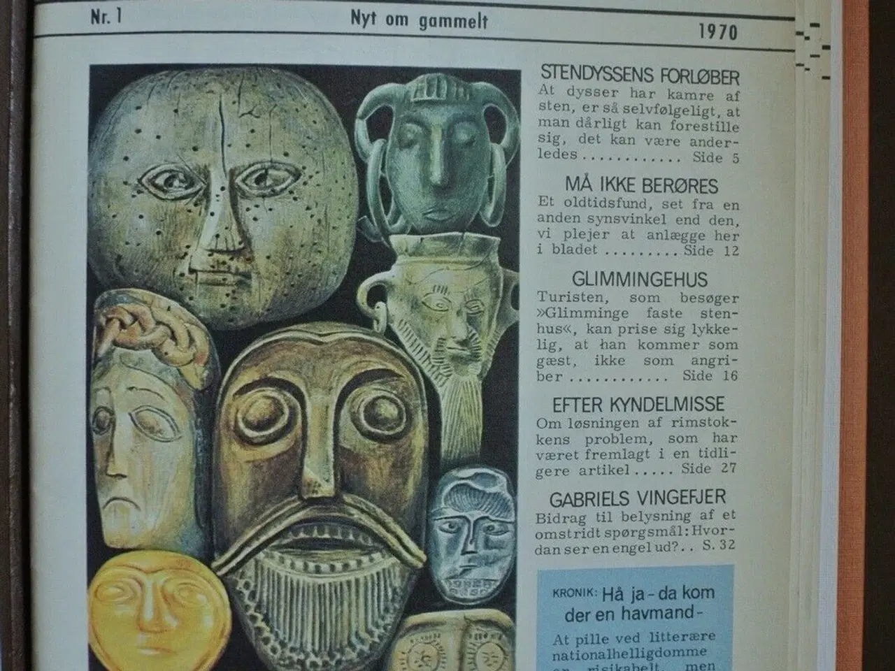 Billede 2 - skalk nr. 1-6 1970 i samlemappe, emne: historie og