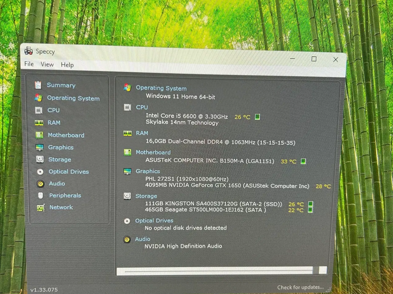 Billede 5 - 🔥 Budget Gamer-PC | i5-6600 (3.9 GHz) + GTX 1650
