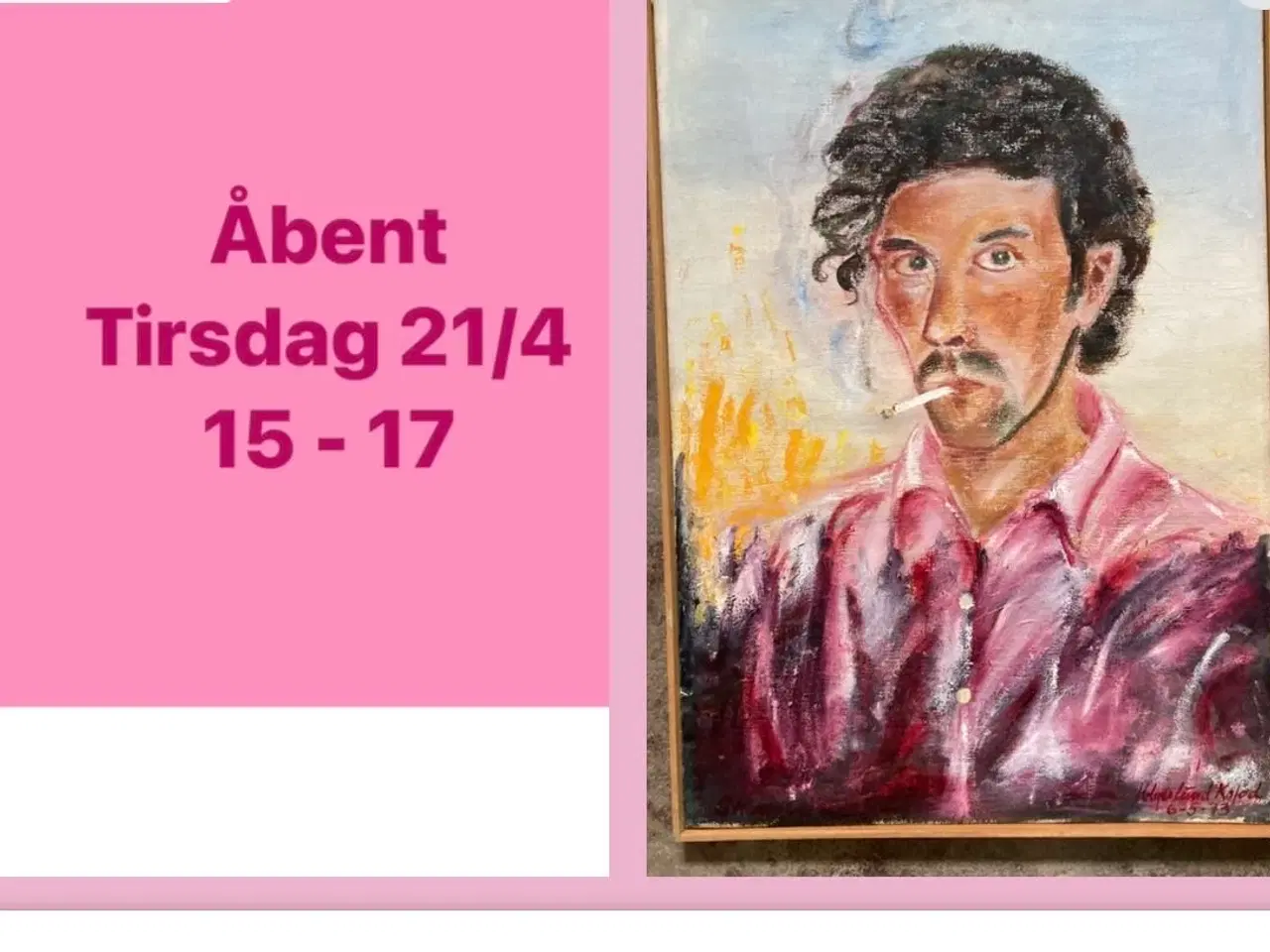 Billede 3 - Holger Lund Kofod selvportræt