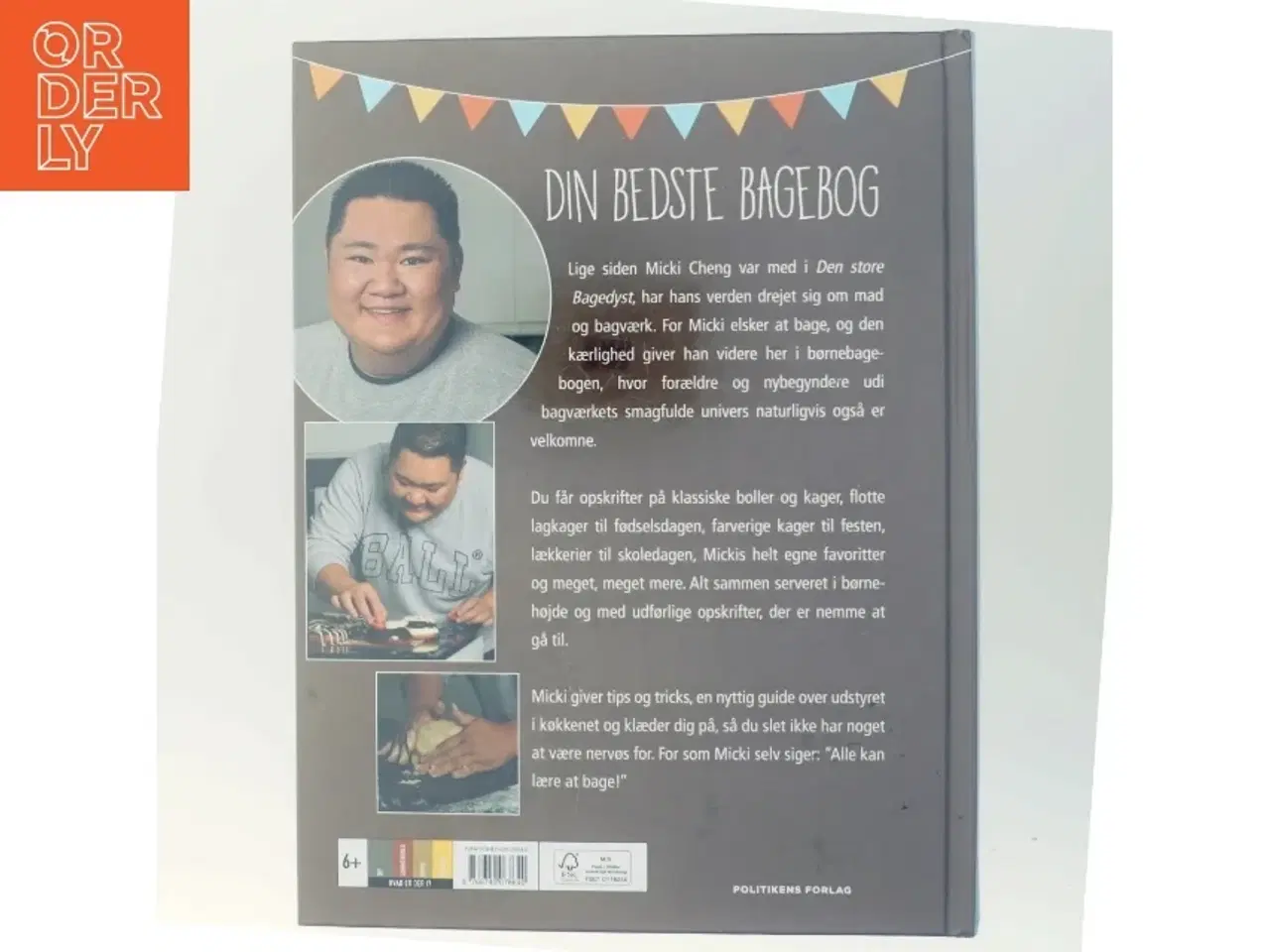 Billede 3 - Din bedste bagebog : Mickis favoritter, festlig fødselsdag, hyggeligt julebag, geniale skolekager, trin-for-trin-guide af Micki Cheng (Bog)