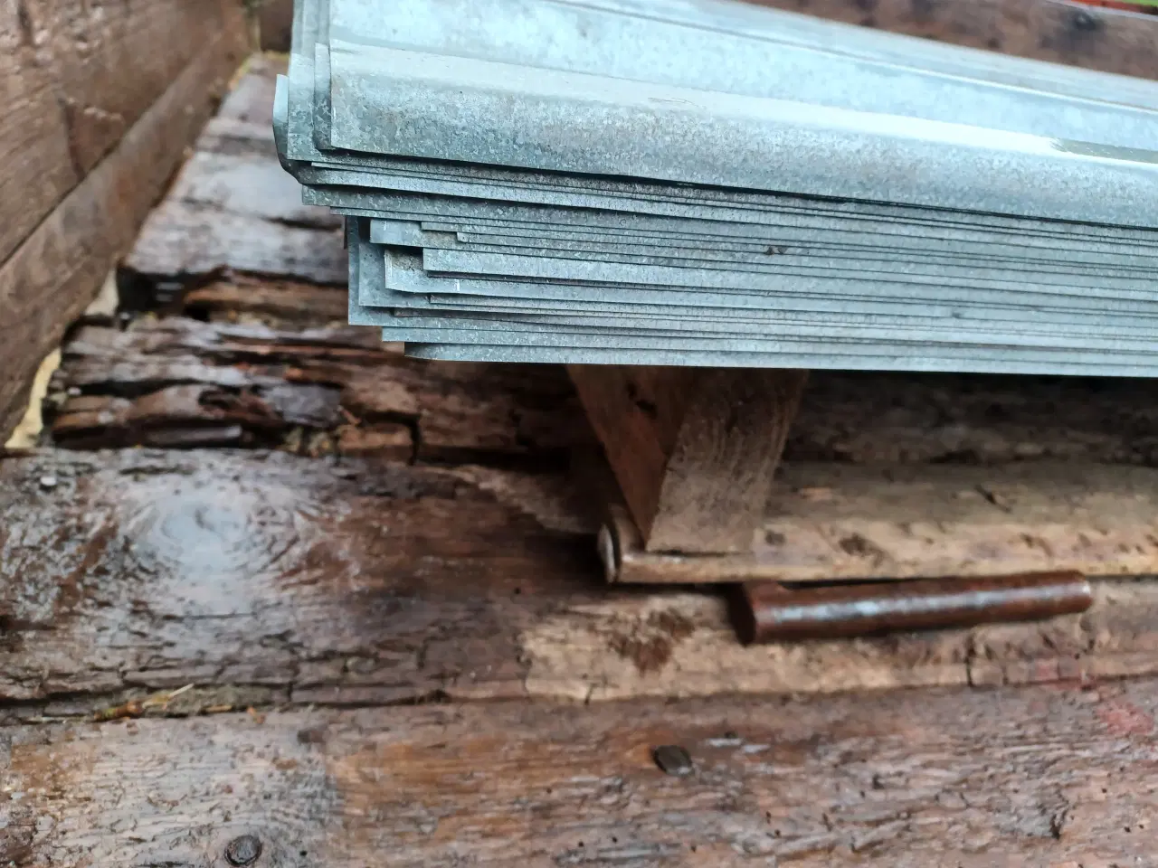 Billede 4 - Brugt galvaniseret plader 55 m2