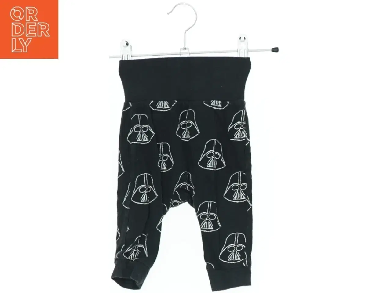 Billede 1 - Sort babybukser med Darth Vader motiv fra H&M (str. 68)