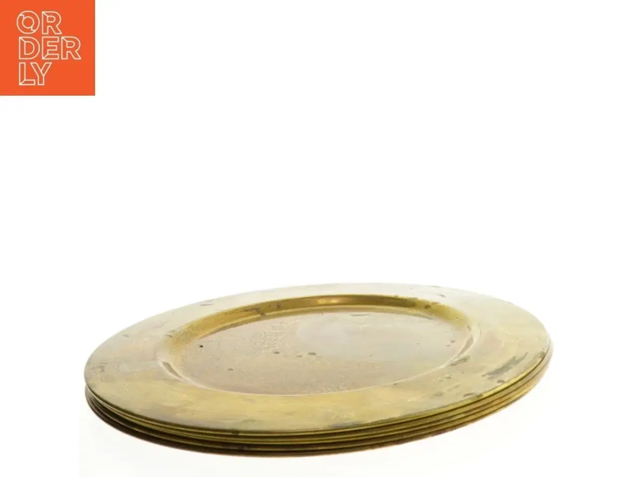 Billede 2 - Messingtallerkener (str. 25,5 cm)