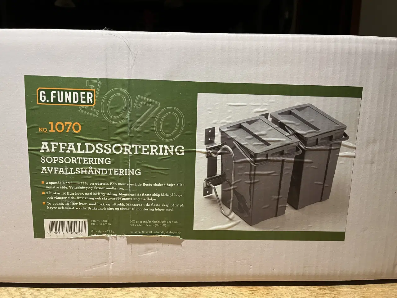 Billede 1 - Nyt affaldssorteringssystem