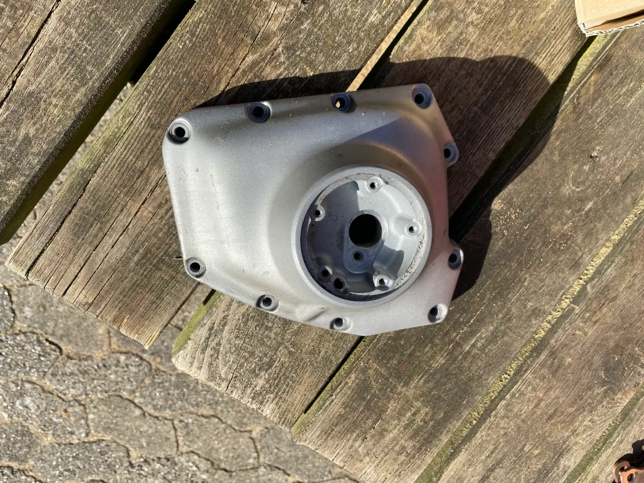 Billede 1 - harley twin cam motorskjold plain alu tryne