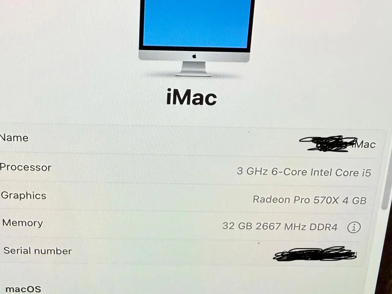 Billede 3 - iMac 27” 5K (2019) i5 – 32 GB RAM – Klar til brug