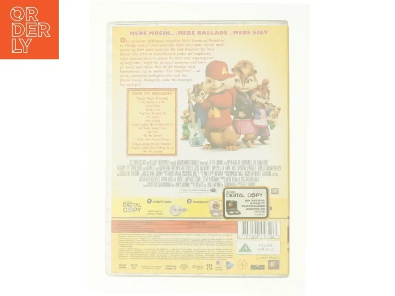 Billede 2 - Alvin & De Frække Jordegern 2 fra DVD
