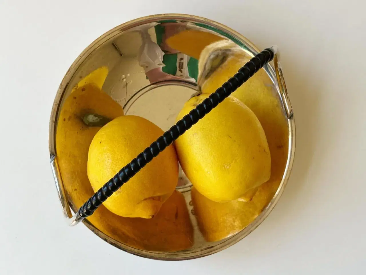 Billede 2 - Pletsølv m sort plastvikling