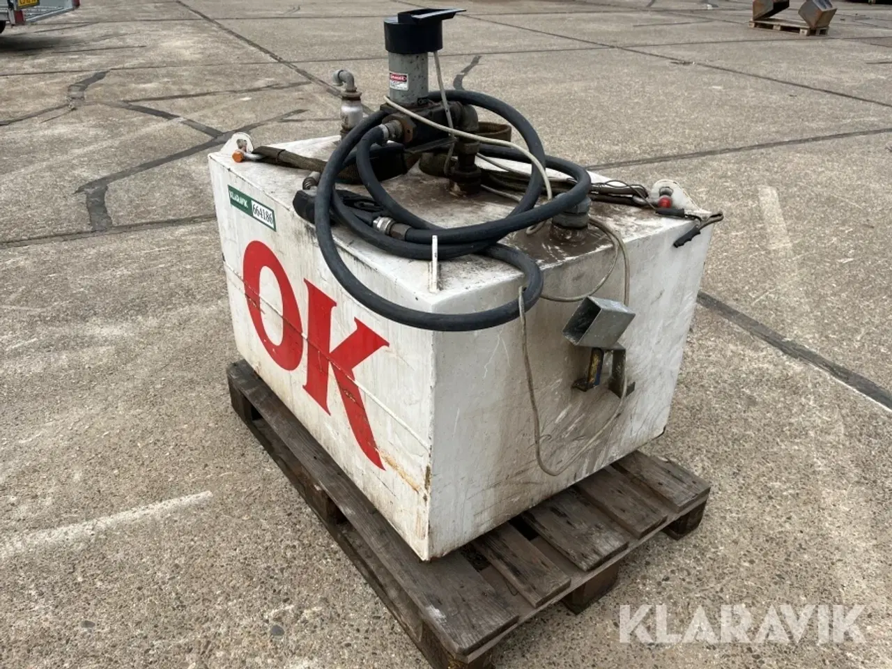 Billede 2 - Diesel Tank med pumpe Rouq 450L