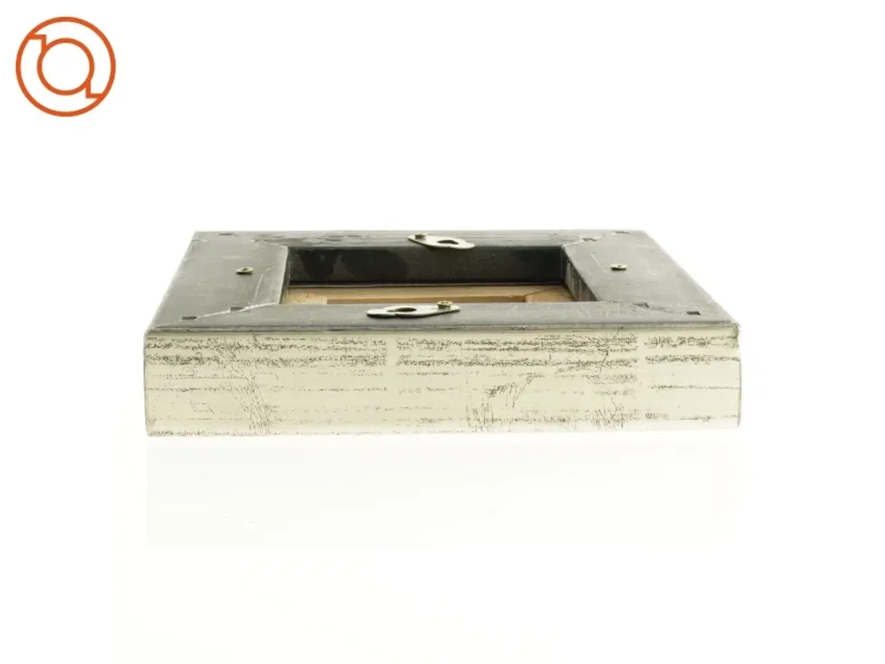 Billede 2 - Billede (str. 19 x 3 x 19 cm) i sølvramme
