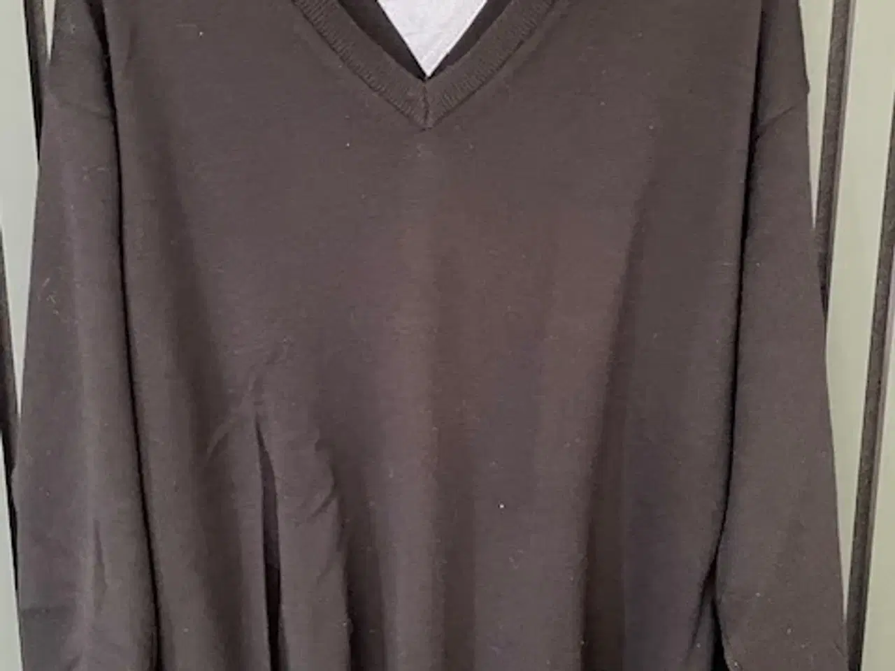 Billede 1 - Coney Island Sort striktrøje 3XL