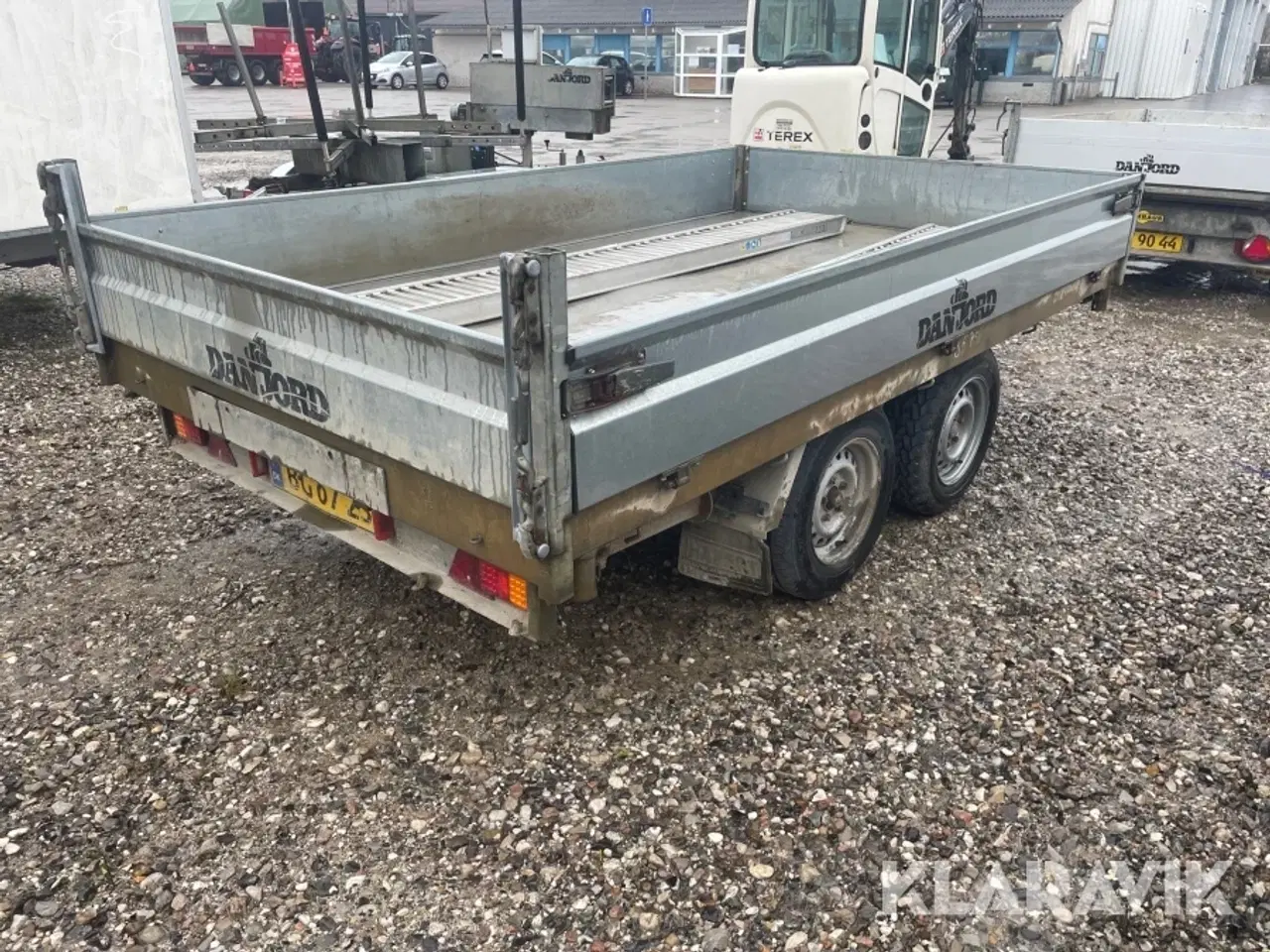 Billede 4 - Tiptrailer Hapert 3500 med slisker