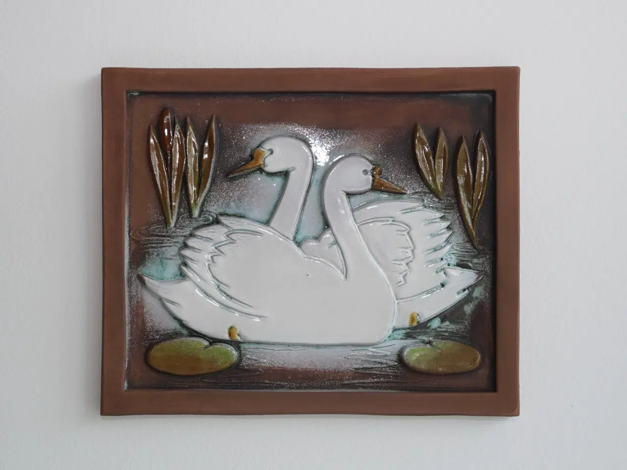 Billede 1 - Vintage relief svanepar af Aimo Nietosvuori f Jie