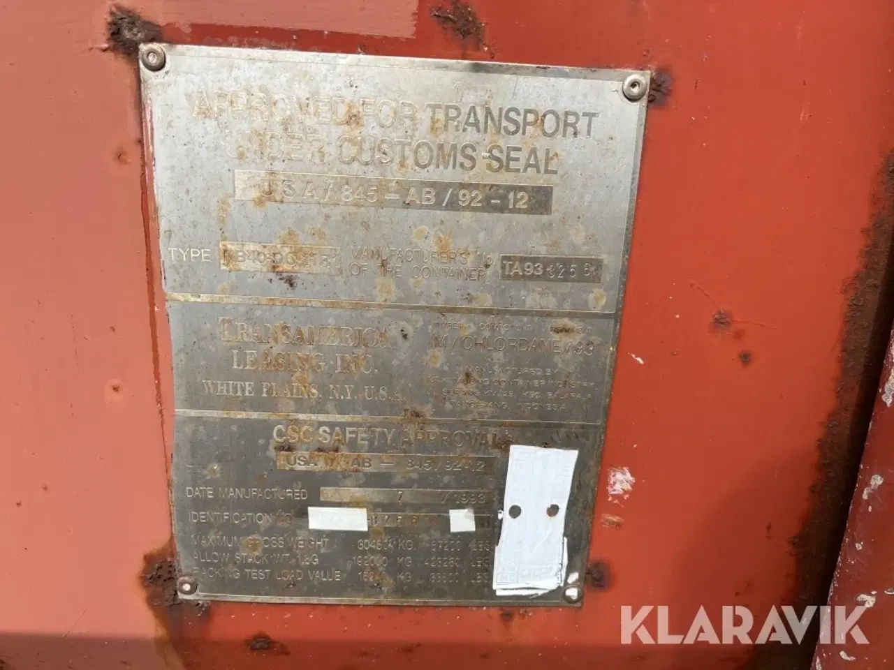 Billede 9 - Skibscontainer KB40-DC 40 Fod