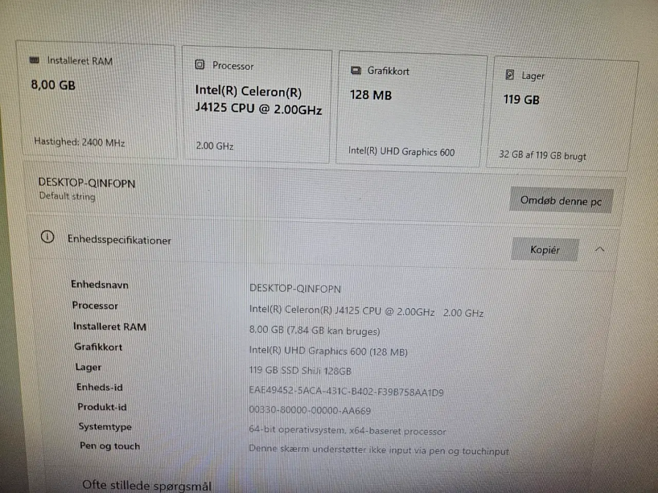 Billede 11 - Fanless Mini PC - Intel Celeron J4125 | 8GB RAM