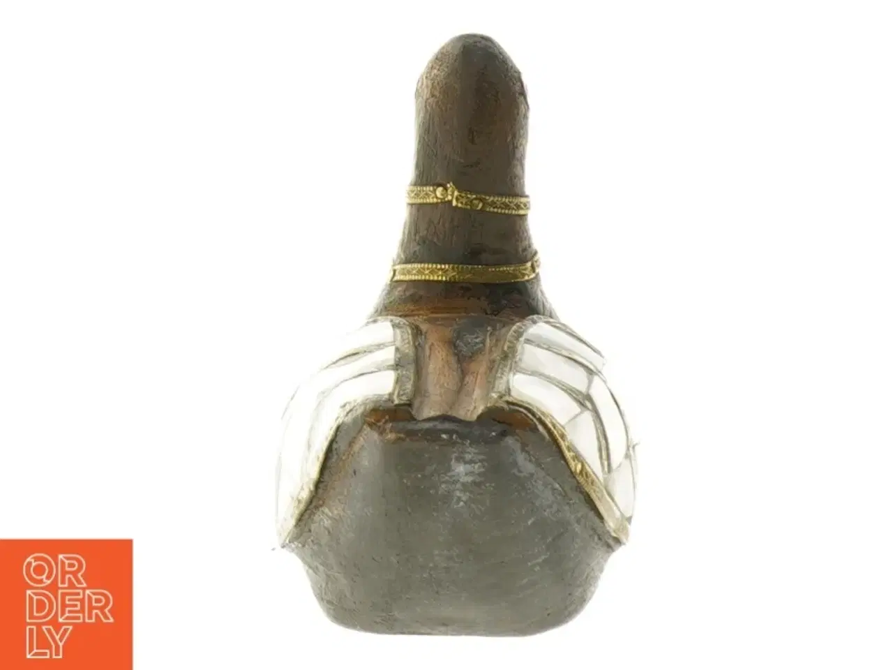 Billede 4 - Figur af and I Perlemor,  Træ og Metal (str. 14 x 6 cm)