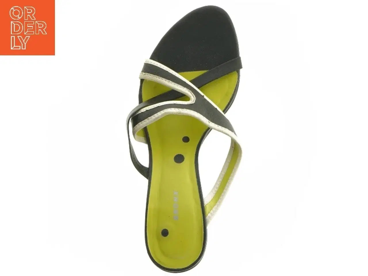 Billede 8 - Sorte og hvide læder stiletter fra Bronx (str. 40)