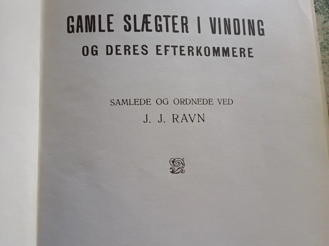 Billede 2 - Stamtavler over gamle slægter fra Vinding