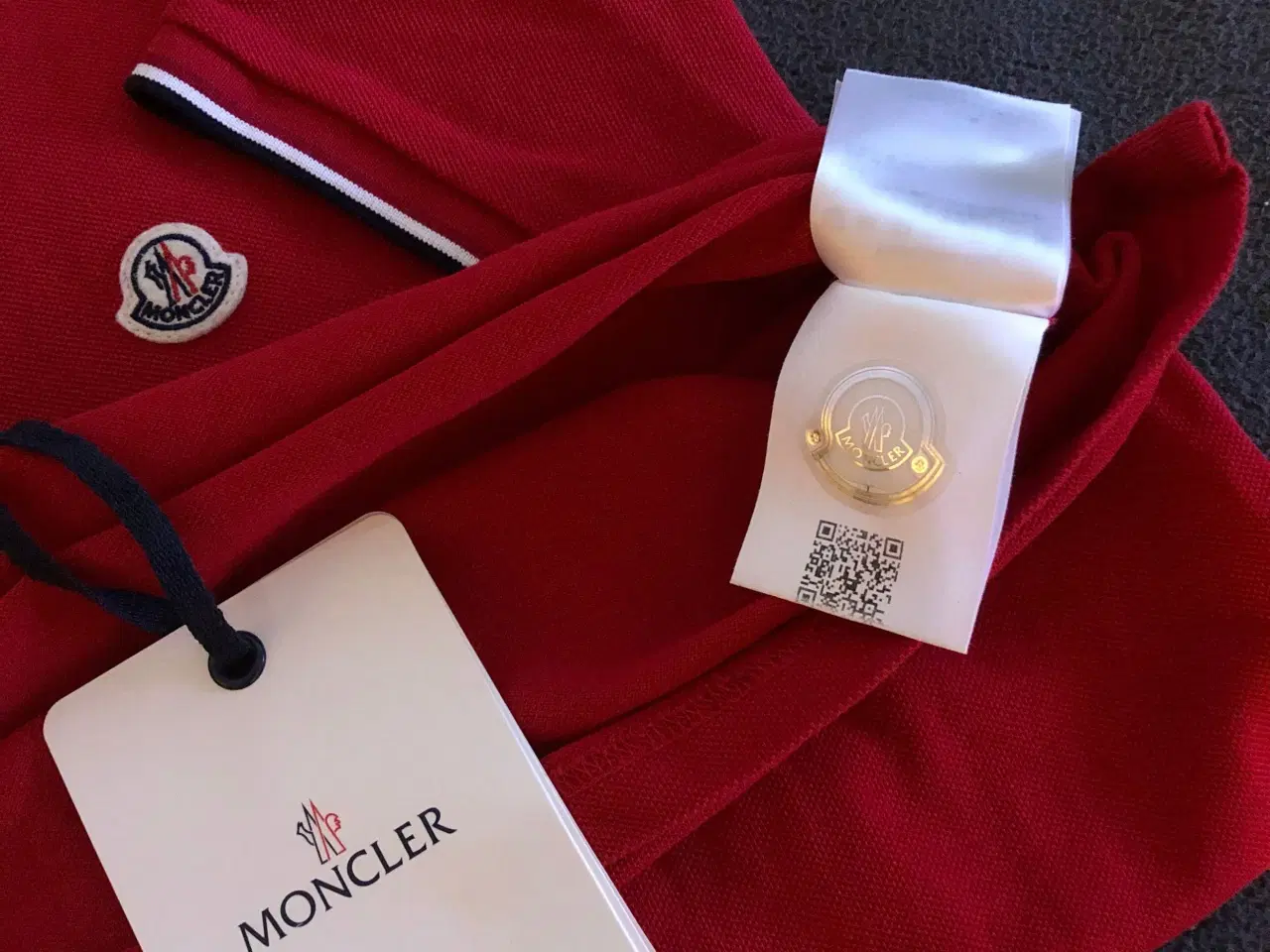Billede 6 - Moncler polo t-shirt str XL. SOLGT