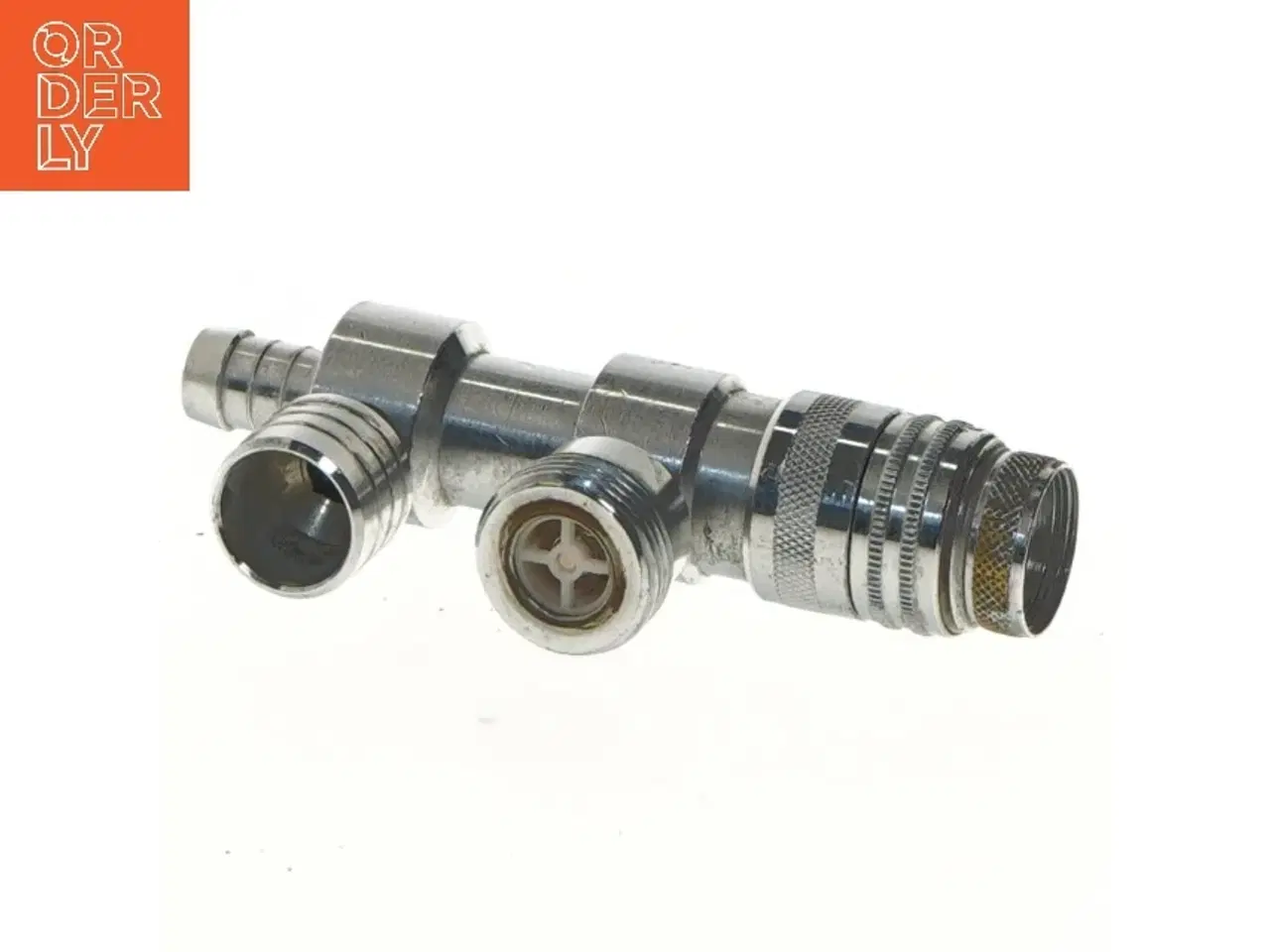 Billede 3 - Metalventil med koblinger (str. 13 cm)