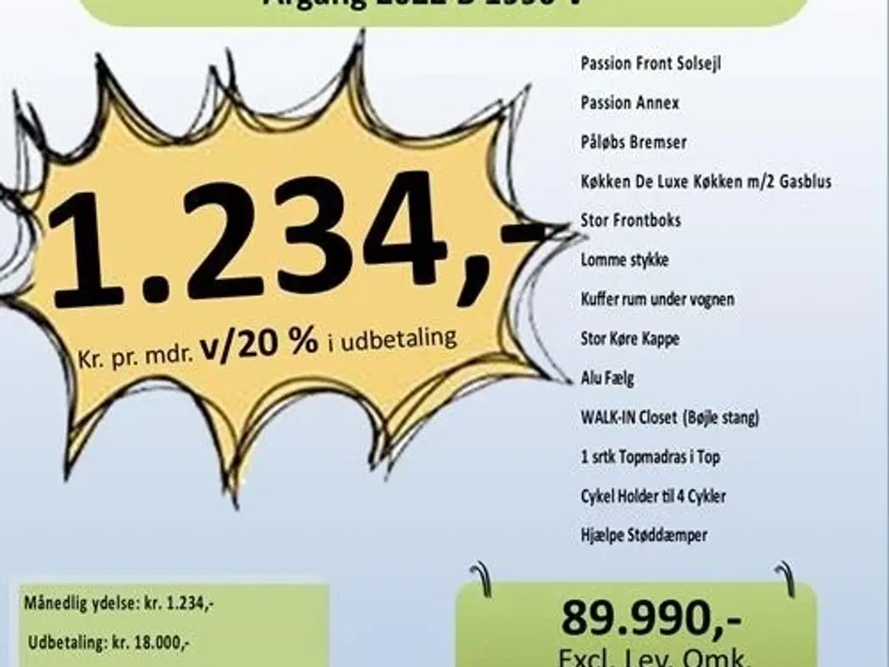 Billede 9 - Camp-let Passion med Bremser 500