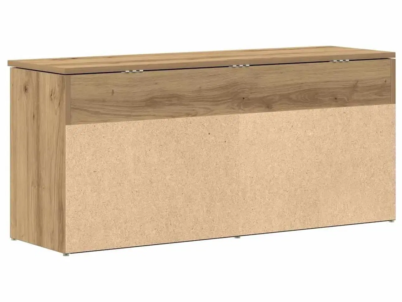 Billede 6 - Skobænk 102x30,5x45 cm konstrueret træ kunsteg