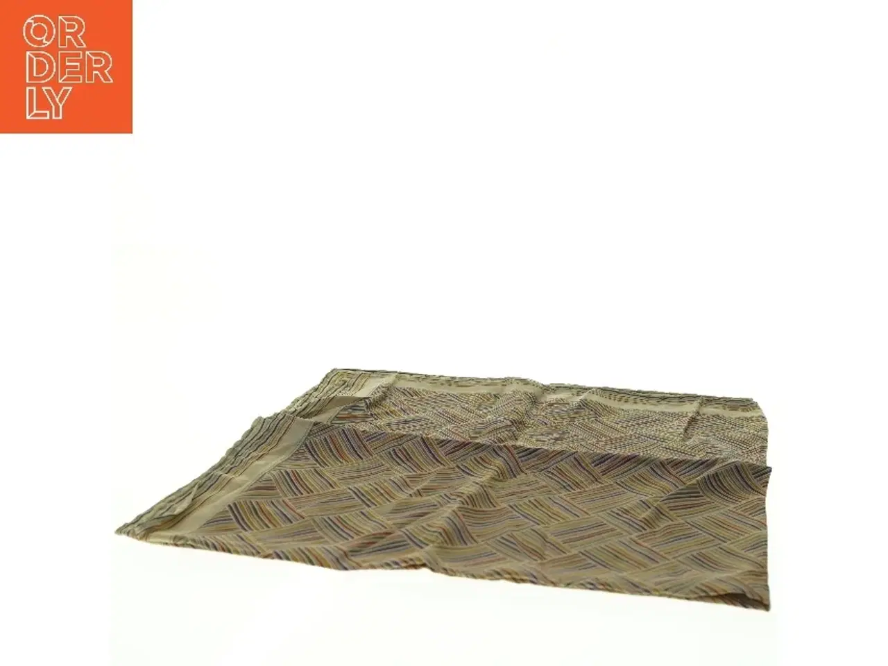 Billede 1 - Mønstret tørklæde (str. 65 x. 65 cm)