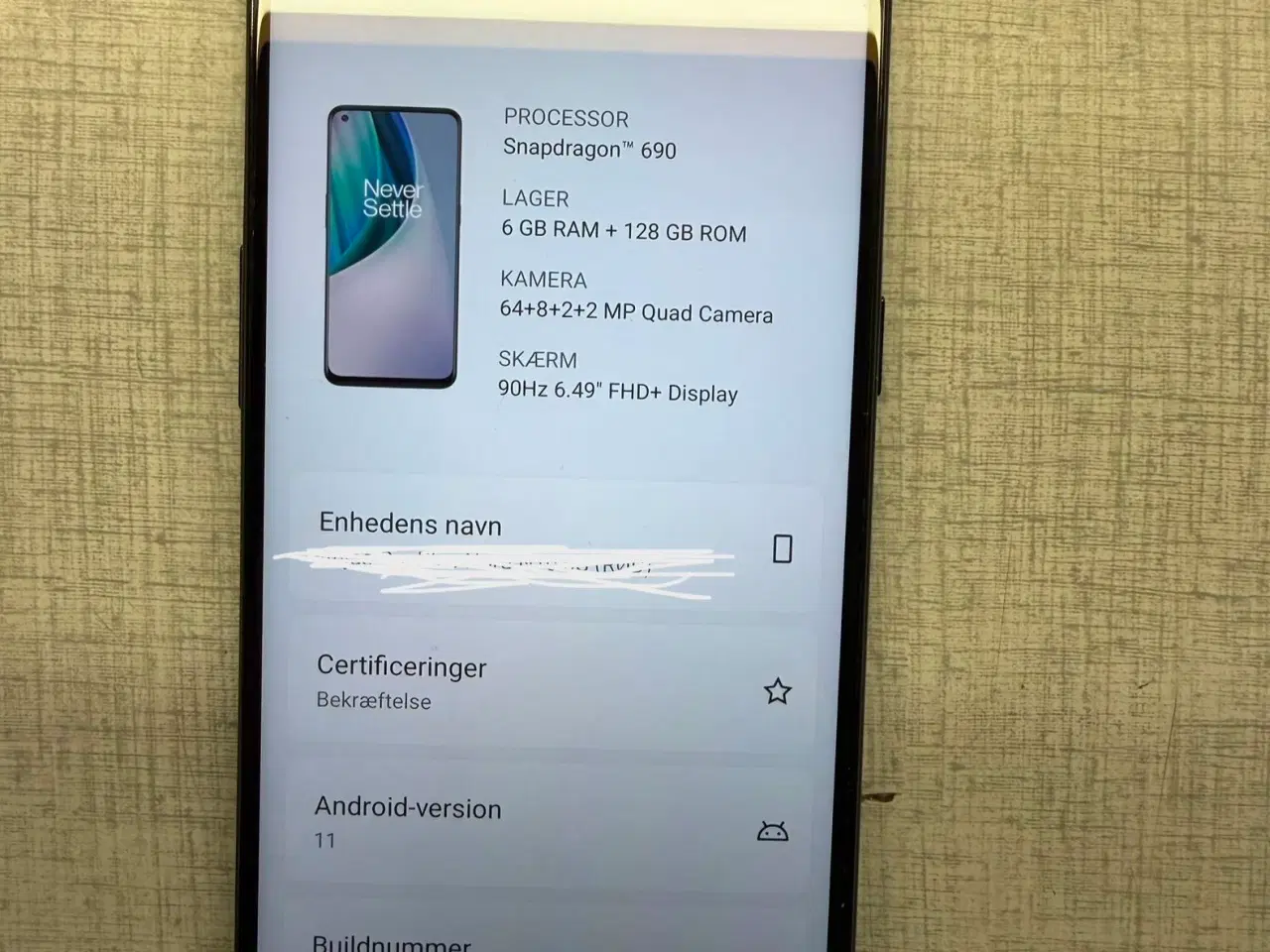 Billede 5 - Oneplus nord n10 5g