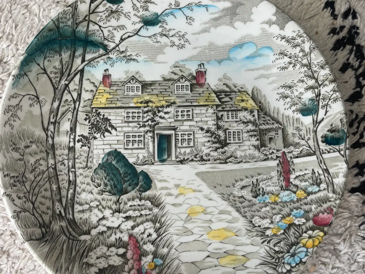 Billede 1 - Lille tallerken country stil