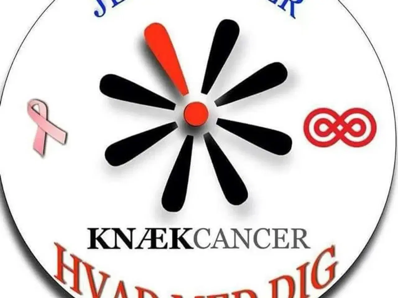 Billede 8 - Perler lavet knæk cancer logo