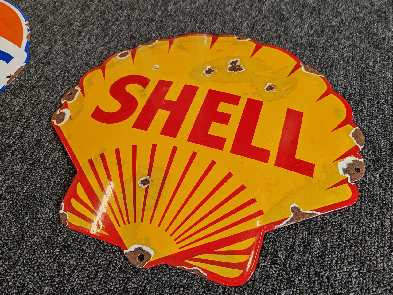Billede 4 - Shell og Gulf emaljeskilte
