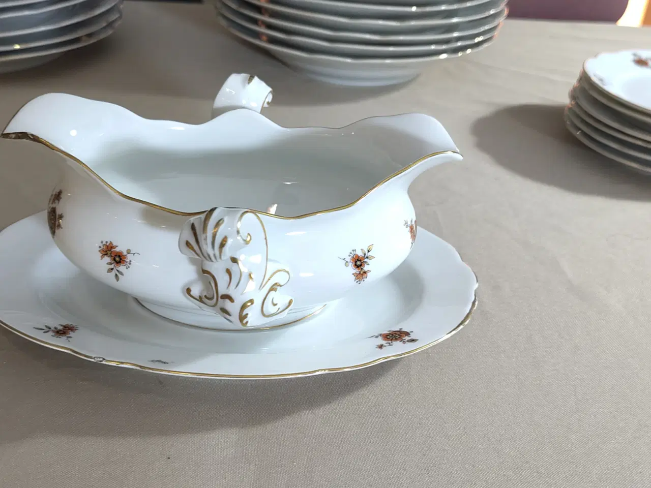 Billede 8 - KPM Kina stel med blomsterprint