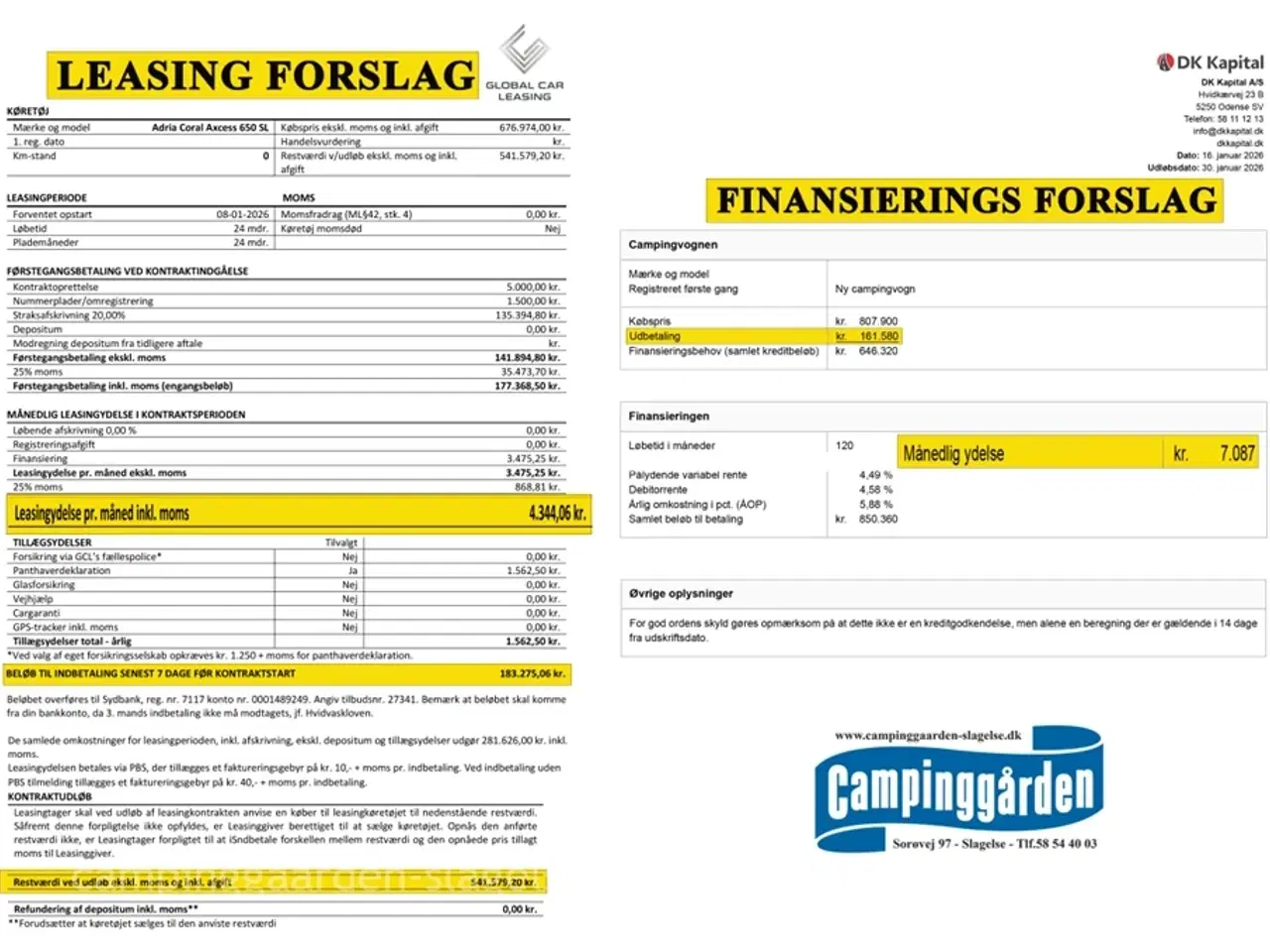 Billede 2 - 2023 - Adria Coral AXESS 650 SL   VOGNEN ER PÅ LAGER - NEDSAT KR 58100,-