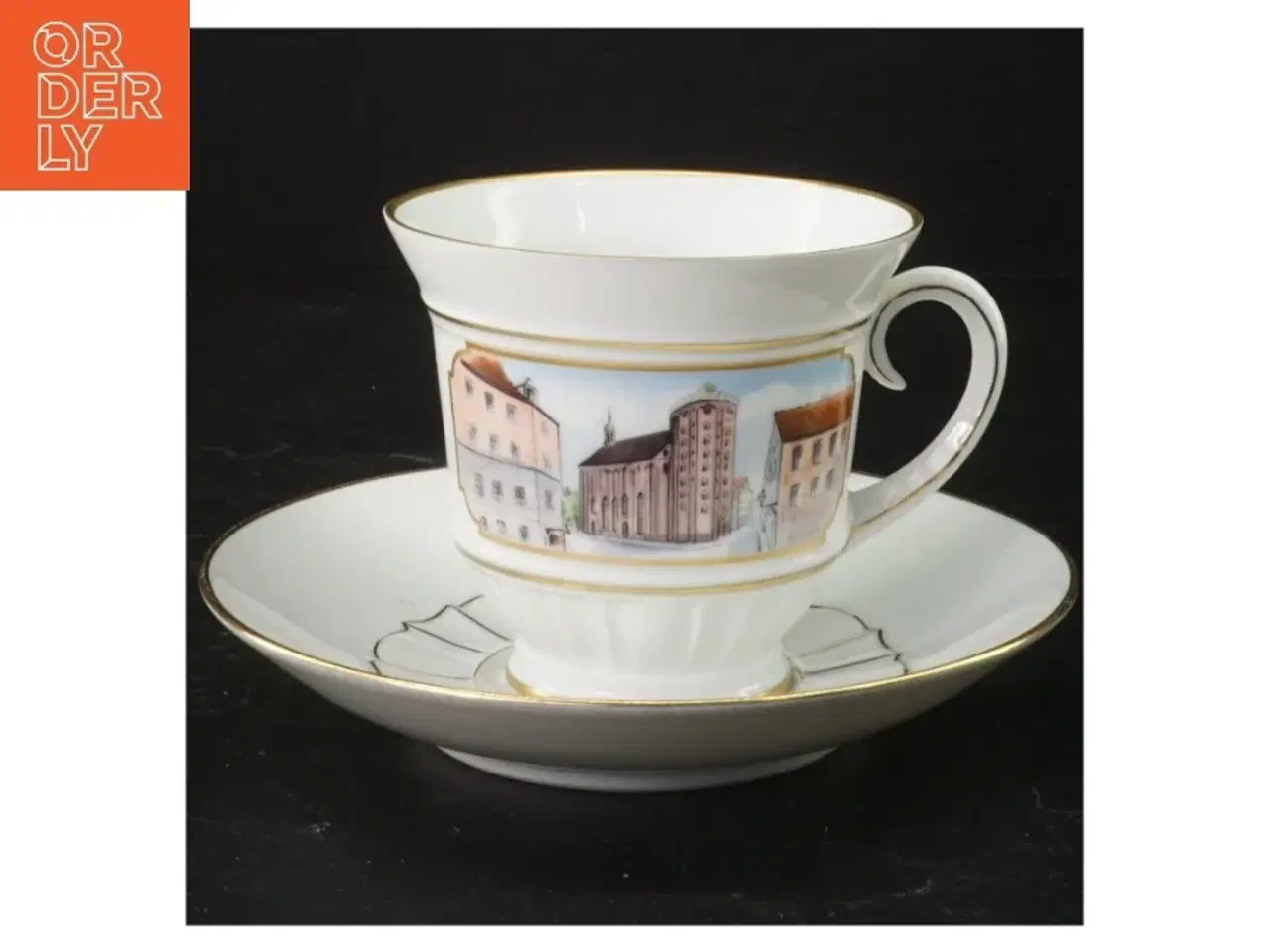 Billede 1 - Porcelænskop med underkop fra B&G (str. Ø 16 cm 9 cm)