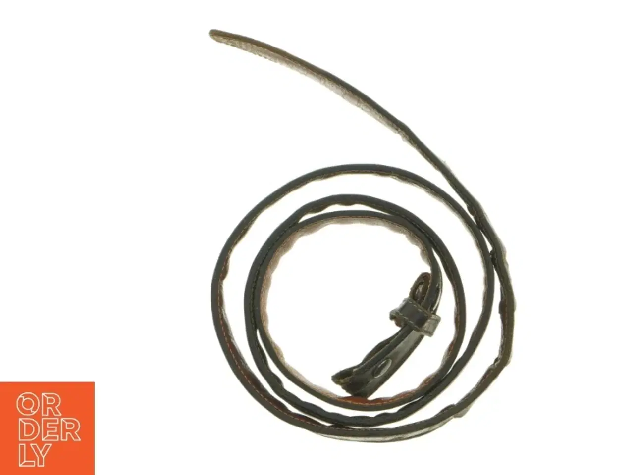 Billede 3 - Brunt læderbælte (str. 88 cm)