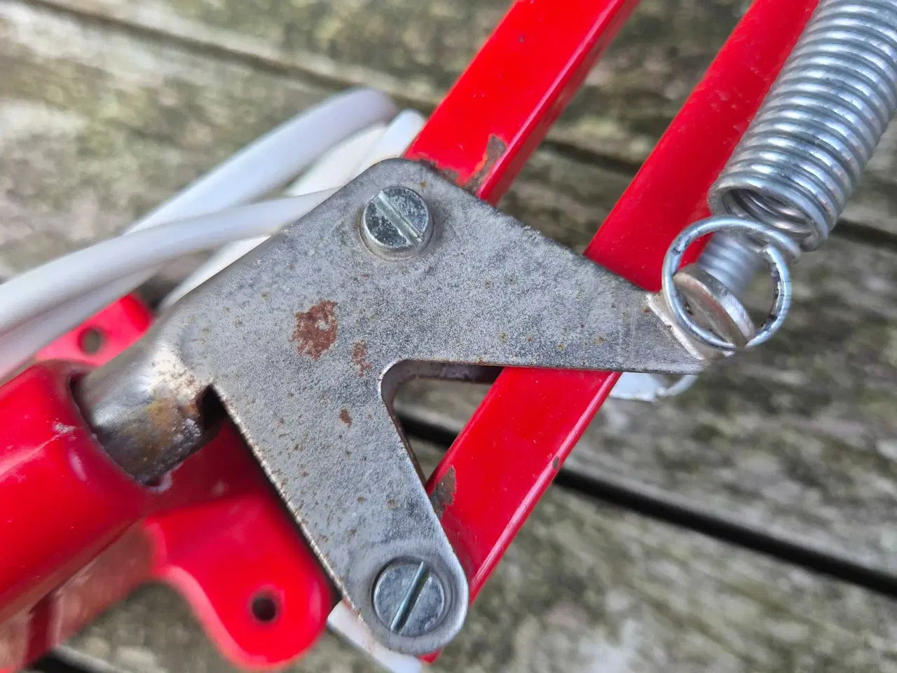 Billede 9 - Kortarmet rød arkitektlampe til væg