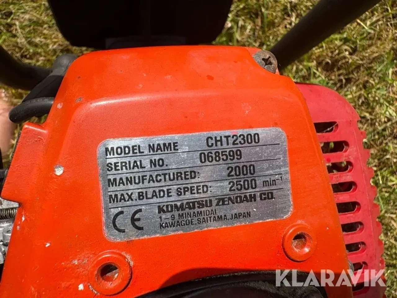 Billede 5 - Hækkeklipper Komatsu CHT2300