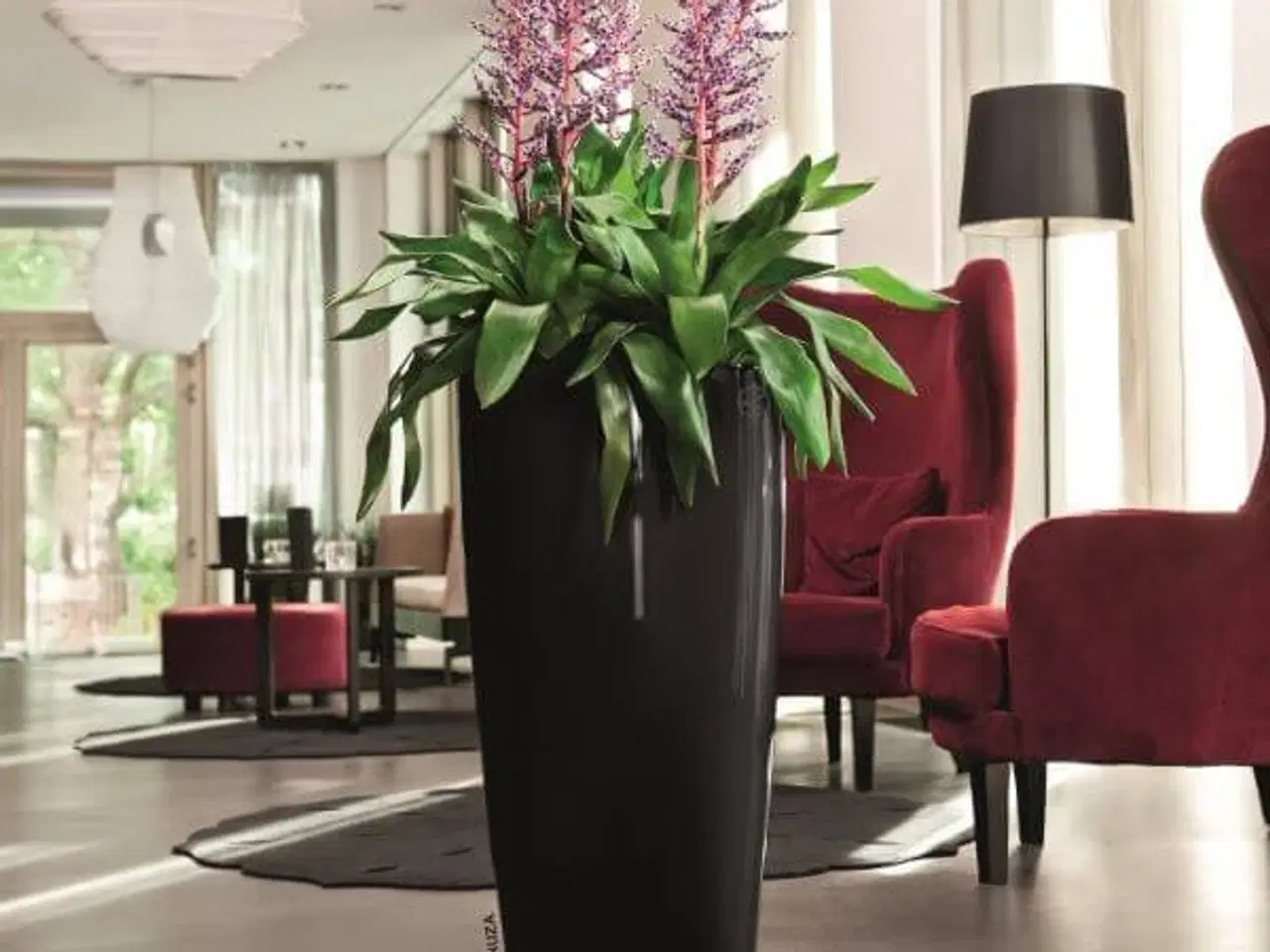 Billede 4 - Elho Pure Soft Round Plantekrukke 90 cm Antracit