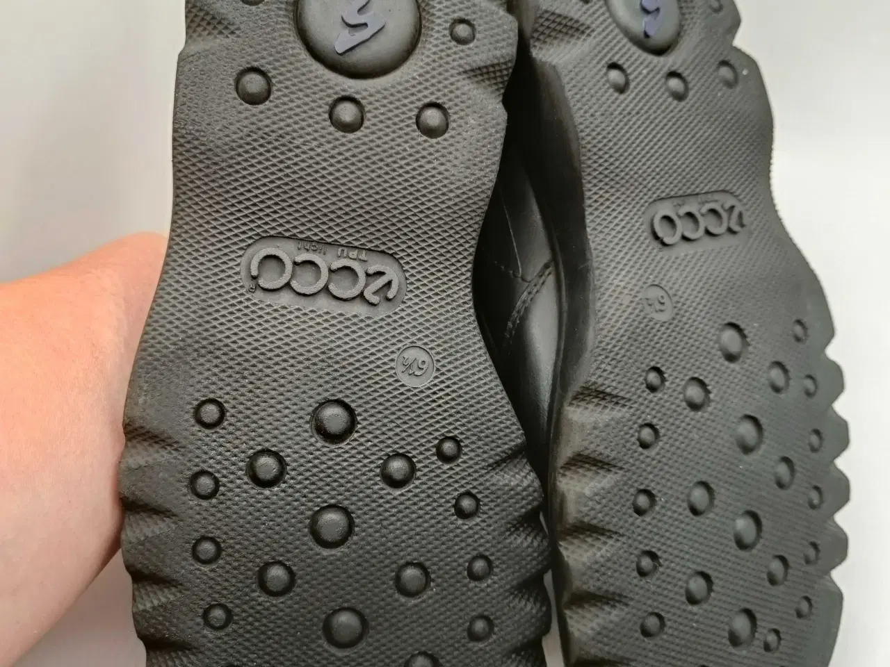 Billede 7 - Ecco sort læder sko 40.5str