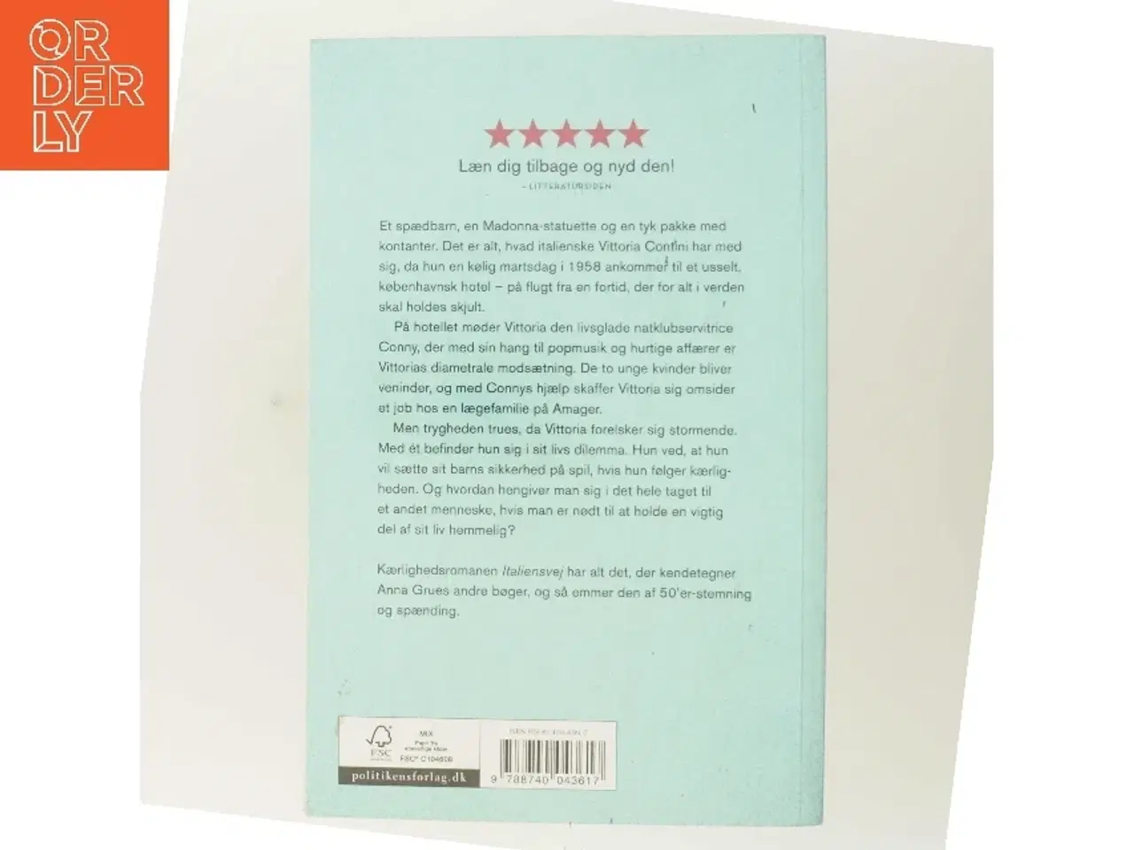 Billede 3 - Italiensvej af Anna Grue (Bog)