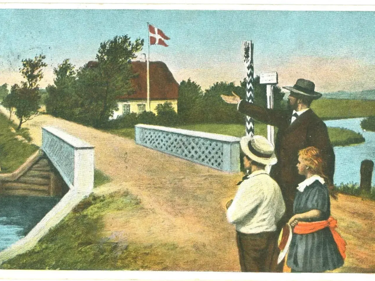 Billede 1 - Kongeå-grænsen 1915