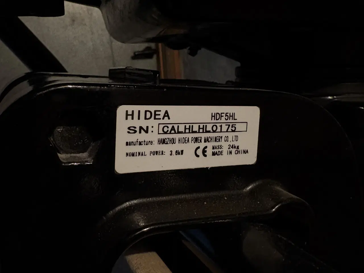 Billede 7 - Påhængsmotor, Hidea 5hk model HDF5HL