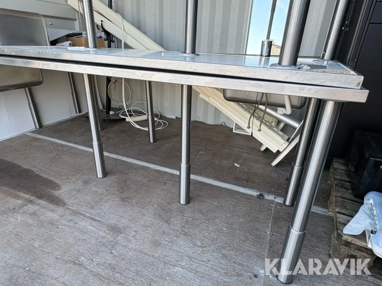 Billede 11 - Industriborde med vask - 4 styk