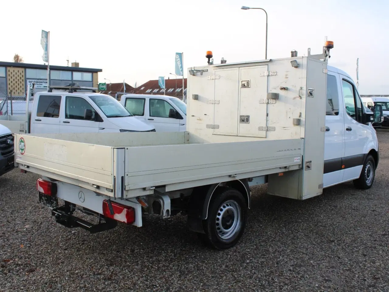 Billede 9 - Mercedes Sprinter 316 2,2 CDi A3 Mandskabsvogn m/lad RWD