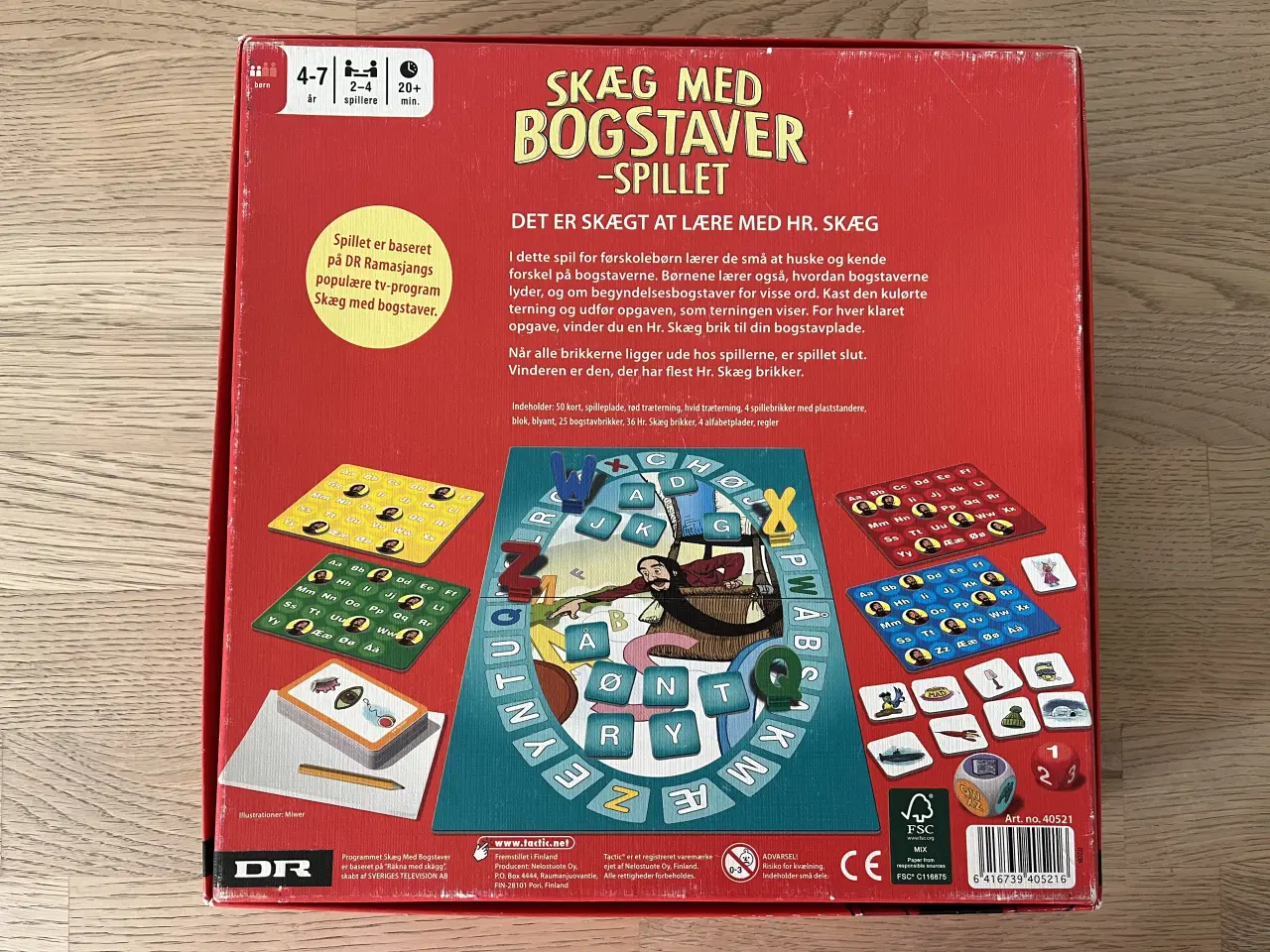 Billede 5 - KOMPLET SPIL: Skæg med bogstaver 